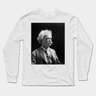 Mark Twain, US author (C026/5087) Long Sleeve T-Shirt